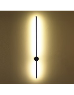 Sparo Kinkiet LED Minimalistyczny Czarny Ruchomy 60cm Step Into Design