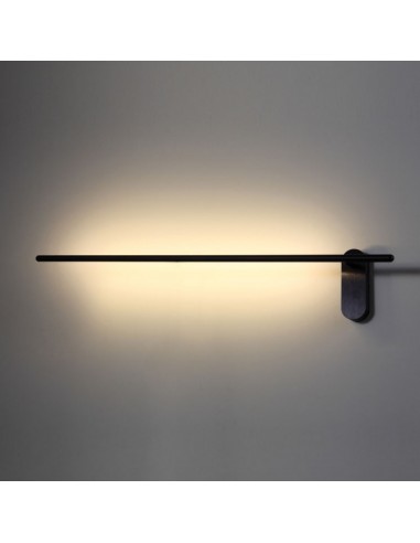 Kinkiet LED LINE 243 ruchomy czarny minimalistyczny - Elkim Lighting