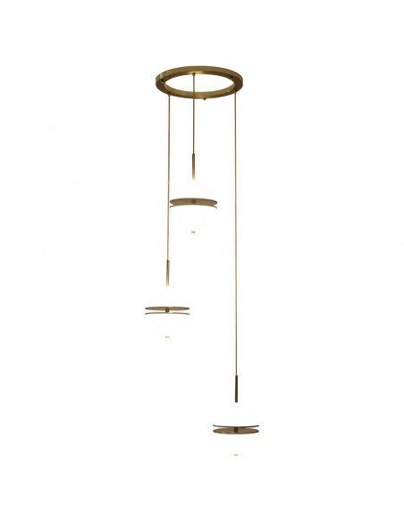 Pendant lamp SFERA-3 LED gold 50 cm - Step Into Design