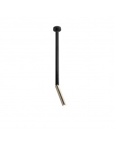 Stick lampa sufitowa czarno złota 1067PL/G1/M - Aldex