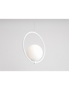 Lampa wisząca Sol biała kula 1075G - Aldex 2