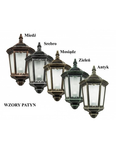 Lampa wisząca Retro Maxi K 1018/1/BD Czarny lub patyna IP43 - Su-ma - 2