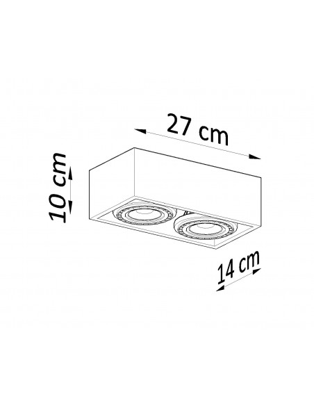 Downlight drewniany Quatro 2 SL.0916 - Sollux - 3