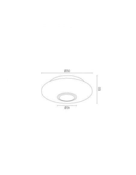 Plafon Chicago opal 1030 Argon