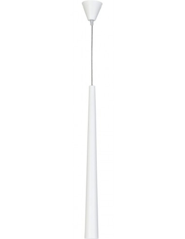 Quebeck lampa wisząca tuba biała 5403 Nowodvorski