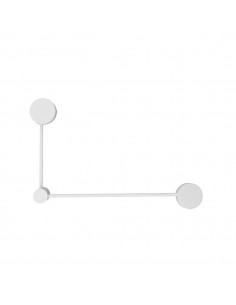 Orbit kinkiet nowoczesny 2 punktowy biały 7801 Nowodvorski