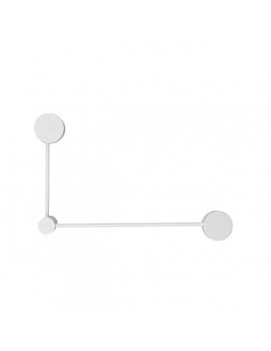 Orbit kinkiet nowoczesny 2 punktowy biały 7801 Nowodvorski
