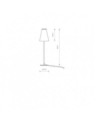 Trifle lampa stołowa czarna 7761 Nowodvorski - 2