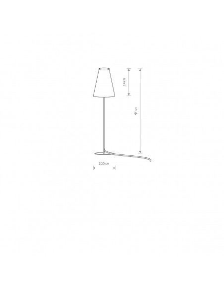 Trifle lampa stołowa czarna 7761 Nowodvorski - 2