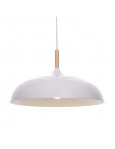Versi lampa wisząca skandynawska biała z drewnem LDP 7899 (WT) Lumina Deco