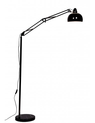 Rigorria lampa podłogowa czarna regulowana LDF 8815-3 (BL) Lumina Deco
