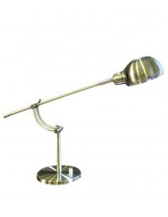 Rolf lampka biurkowa mosiężna regulowana LDT 5560-A Lumina Deco