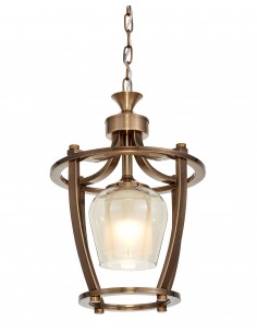 Brooklyn lampa wisząca mosiężna loft LDP 1231-1 (MD) Lumina Deco
