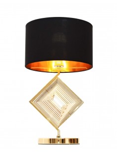 Benardi lampka biurkowa czarno złota LDT 5529 (BK/GD) Lumina Deco