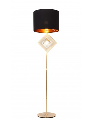 Benardi lampa podłogowa czarno złota LDF 5529 (GD/BK) Lumina Deco