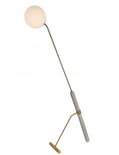 Granino lampa podłogowa mosiężna W1 LDF 6011-1 (CHR) Lumina Deco