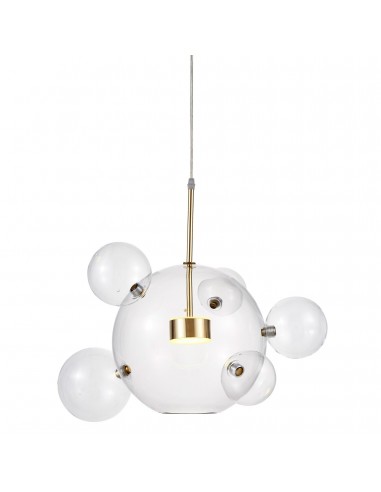 Neroni lampa wisząca kula bubble W6 złota LDP 6016-6 (GD) Lumina Deco