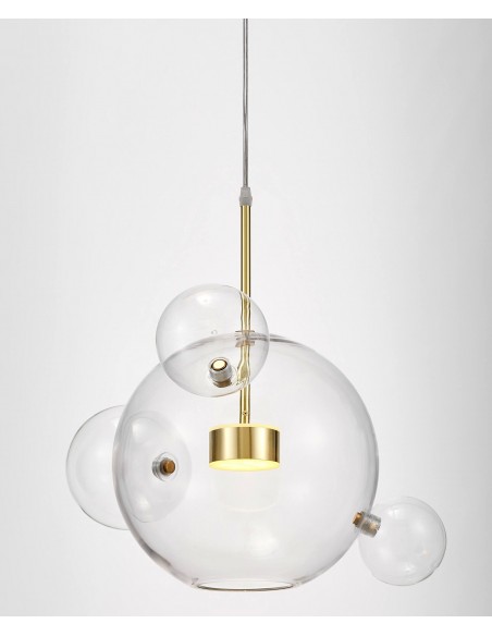 Neroni W4 lampa wisząca bubble złota LDP 6016-4 (GD) Lumina Deco