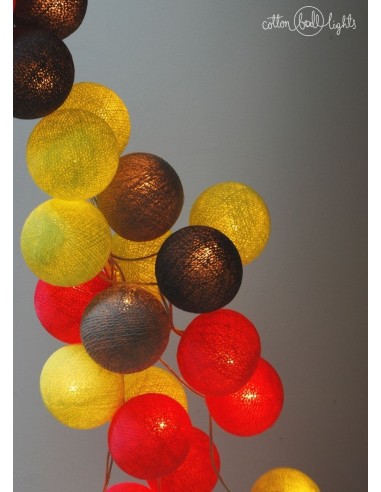 Świecące kule LED Lime and pink grapefruit - Cotton Ball Lights