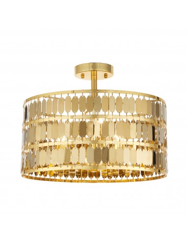 Eldora lampa sufitowa złota nowoczesna 81964 Endon