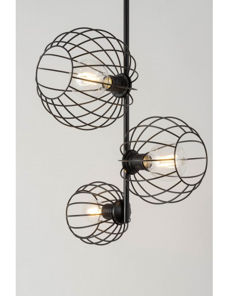 Cherry lampa sufitowa czarna druciana 32363 Sigma- 4