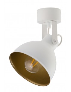 Mars lampa sufitowa biało złota 32267 Sigma