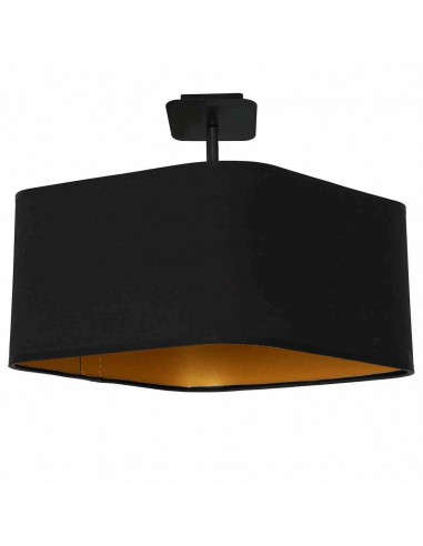 Napoli lampa sufitowa czarno złota ML6367 Milagro