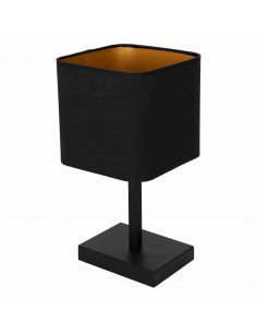 Napoli lampka stołowa czarno złota ML6369 Milagro