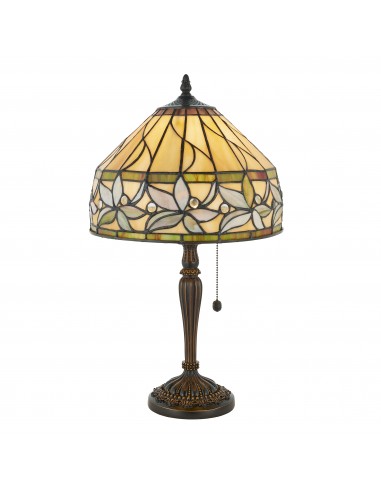 Ashtead lampka stołowa odcienie brązu 63915 Tiffany