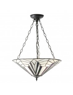 Astoria lampa wisząca odcienie brązu 63936 Tiffany