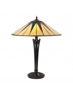 Dark Star lampka stołowa czarna 64045 Tiffany