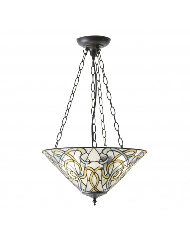 Dauphine lampa wisząca odcienie brązu 64052 Tiffany