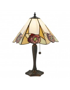 Ingram lampka stołowa odcienie brązu 64184 Tiffany