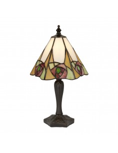 Ingram lampka stołowa odcienie brązu 64185 Tiffany