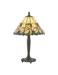 Jamelia lampka stołowa odcienie brązu 64195 Tiffany