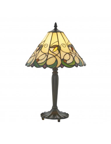 Jamelia lampka stołowa odcienie brązu 64195 Tiffany