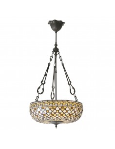 Mille Feux lampa wisząca odcienie brązu 64277 Tiffany