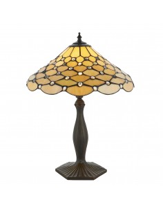 Pearl lampka stołowa odcienie brązu 64301 Tiffany