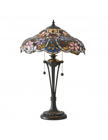 Sullivan lampka stołowa odcienie brązu 64326 Tiffany