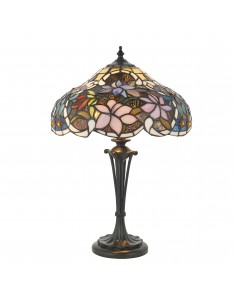 Sullivan lampka stołowa odcienie brązu 64327 Tiffany