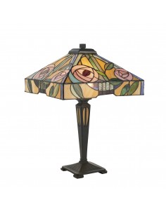 Willow lampka stołowa odcienie brązu 64387 Tiffany