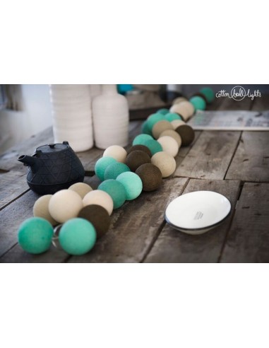 Świecące kule LED Peppermint & Chocolate - Cotton Ball Lights