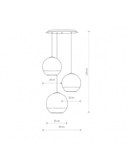 Globe plus lampa wisząca chrom 7607 Nowodvorski- 2