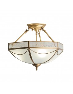 Russell lampa sufitowa klasyczna mosiądz SN01P43 Interiors 1900