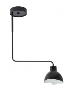 Holi lampa sufitowa czarno biała regulowana 32445 Sigma