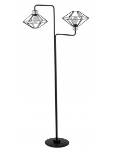 Vario lampa podłogowa czarno srebrna 50353 Sigma