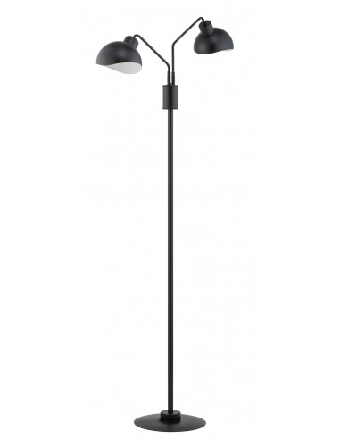Roy lampa podłogowa czarno biała regulowana 50328 Sigma
