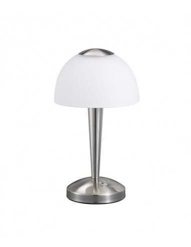 Ventura lampka stołowa srebrna LED ściemnialna 529990107 Trio