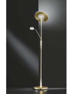 Quebec lampa podłogowa złota 422710308 Trio