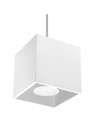 Lamp wisząca Quad biała SL.0062 - Sollux